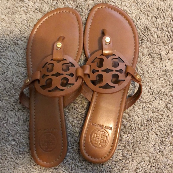 Tory Burch Shoes - Tory Burch Miller Sandal Leather, Vintage Vachetta